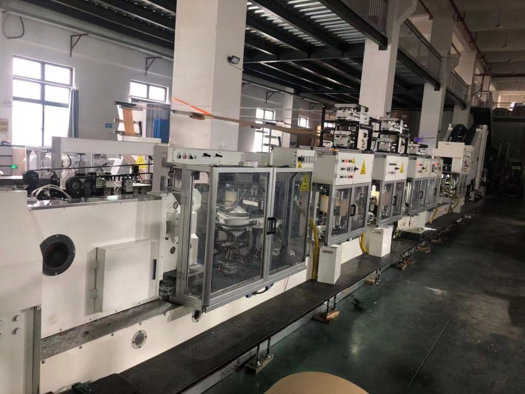 Cement paper bag machine