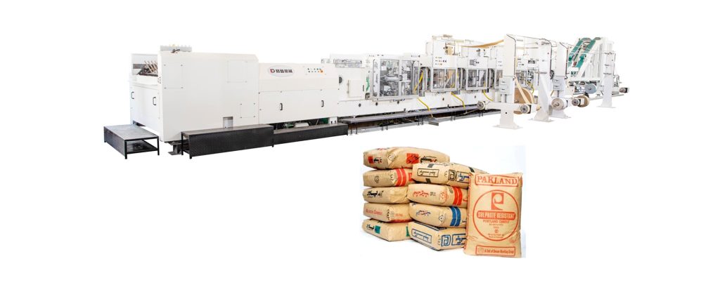 Cement paper bag making machine