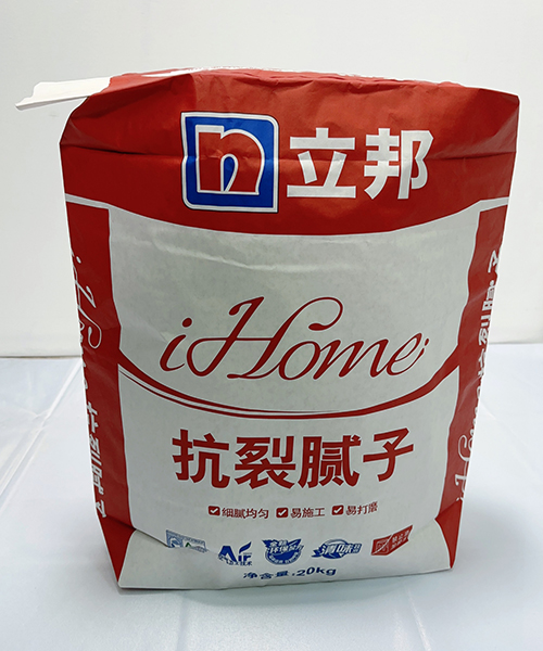 Ultrasonic sealed valve paper bag for filling wall putty powder