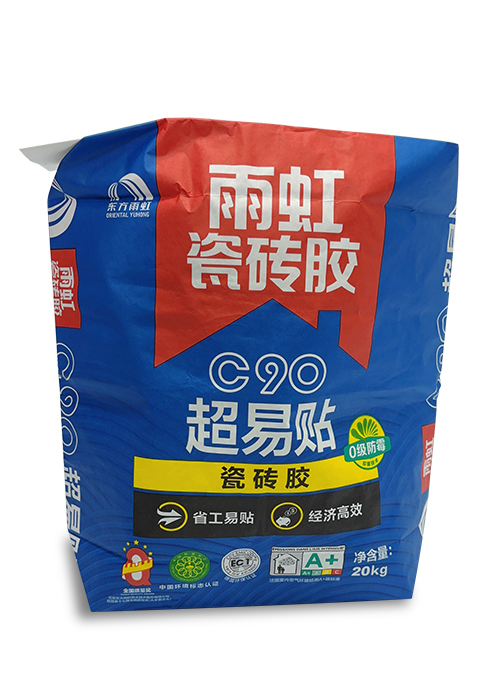 Tile adhesive paper bag